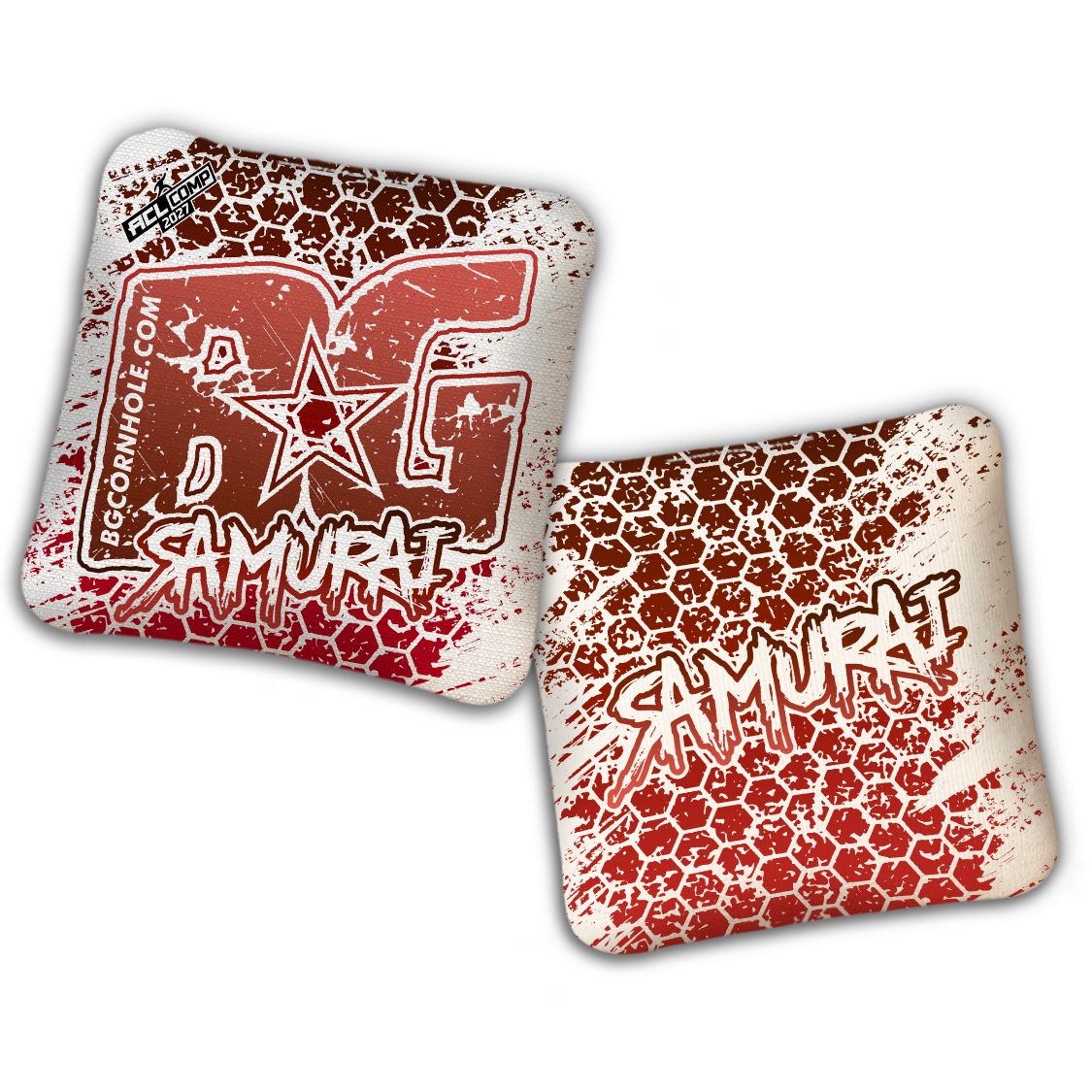 2027 BG Multiple Bag Models - "HEXED HIVE" - ACL Comp Stamped Cornhole Bags - SET OF 4 BAGS