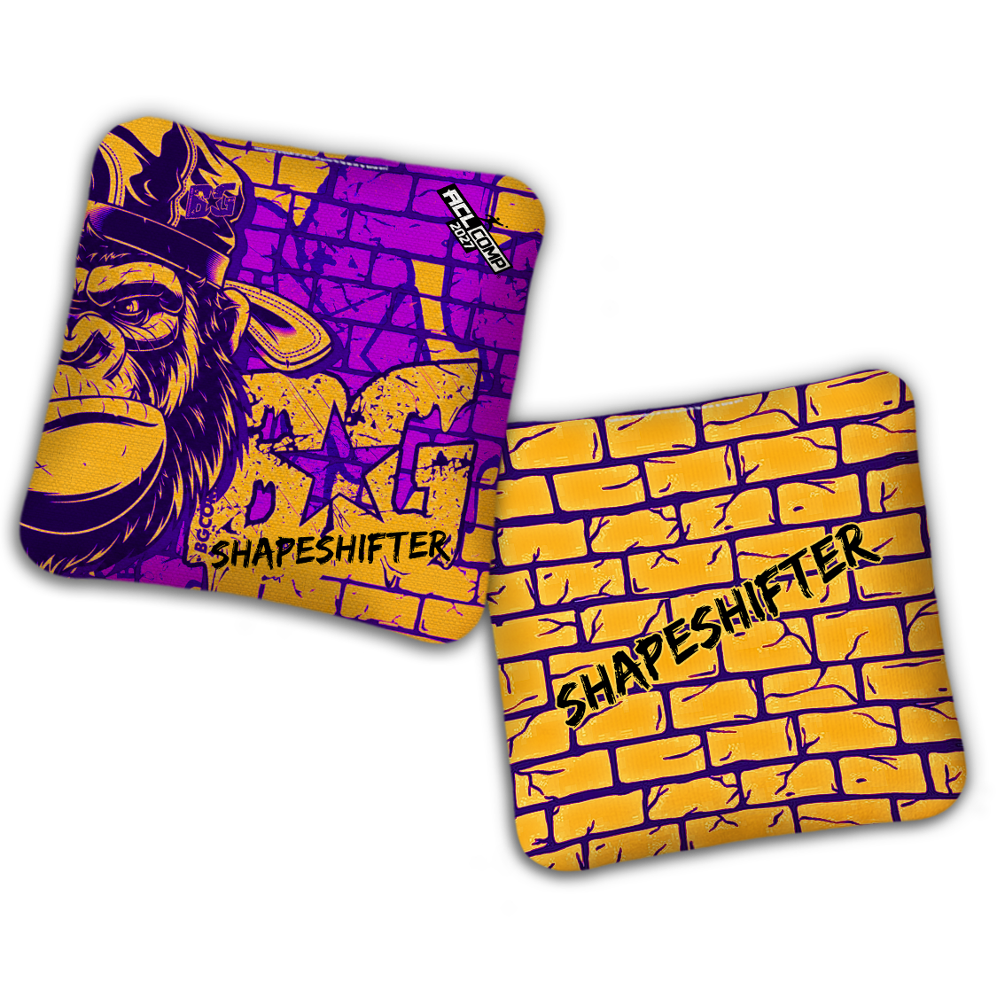 2027 BG Multiple Bag Models - "CONCRETE JUNGLE" - ACL Comp Stamped Cornhole Bags - SET OF 4 BAGS