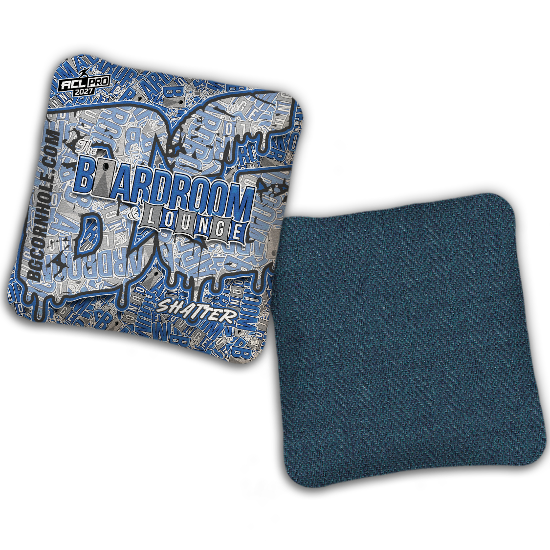 2027 BG Multiple Bag Models - "The Boardroom & Lounge” Collab - ACL Pro Stamped Cornhole Bags - SET OF 4 BAGS