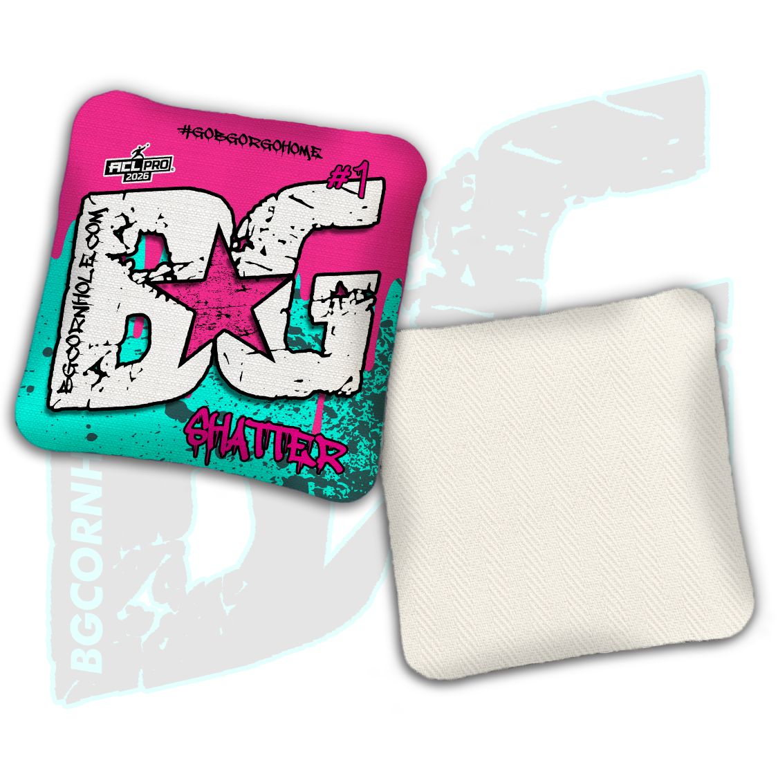 Limited Edition 2026 BG Multiple Bag Models "OG Bloodstain" - ACL Pro Stamped Cornhole Bags - SET OF 4 BAGS