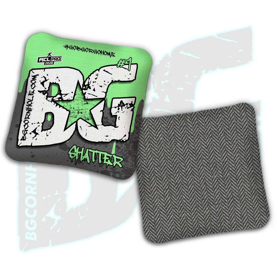 Limited Edition 2026 BG Multiple Bag Models "OG Bloodstain" - ACL Pro Stamped Cornhole Bags - SET OF 4 BAGS