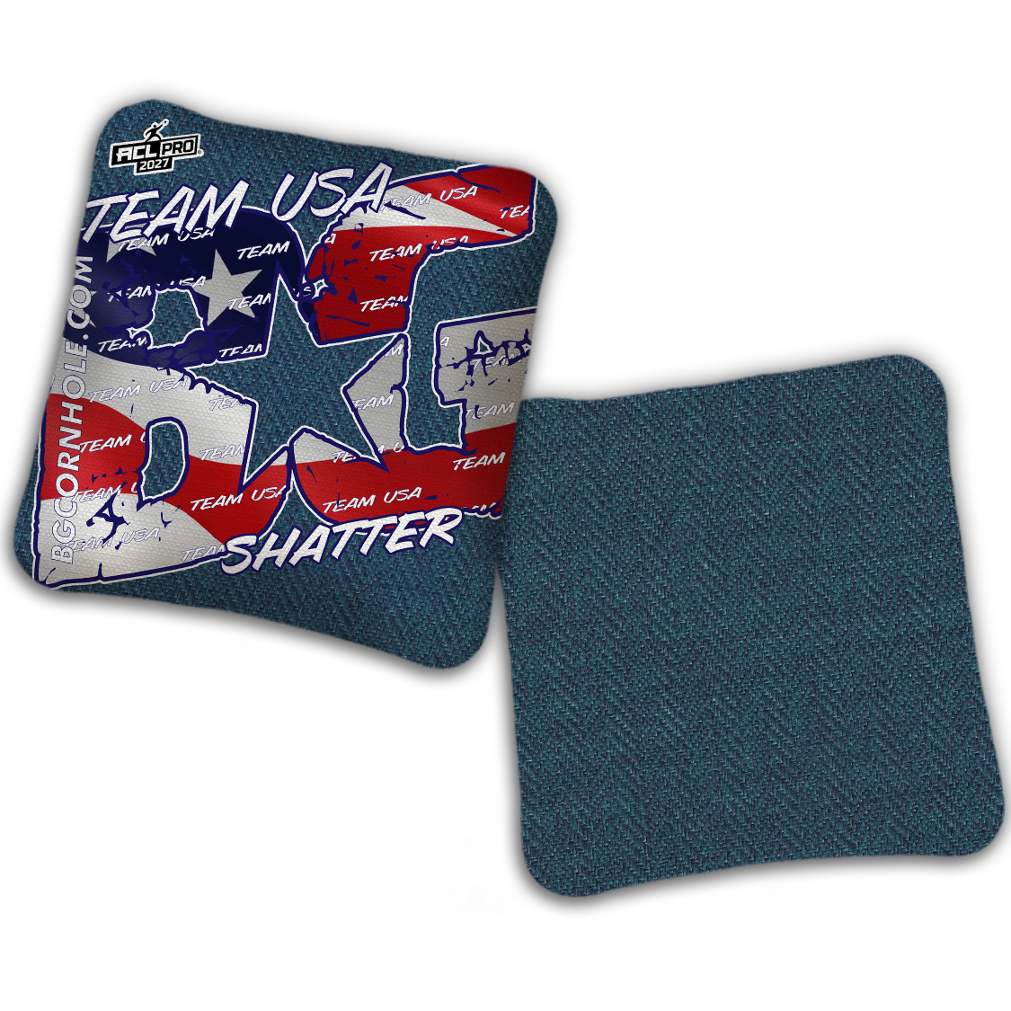 2027 BG Multiple Bag Models "TEAM USA" - ACL Pro Stamped Cornhole Bags - SET OF 4 BAGS