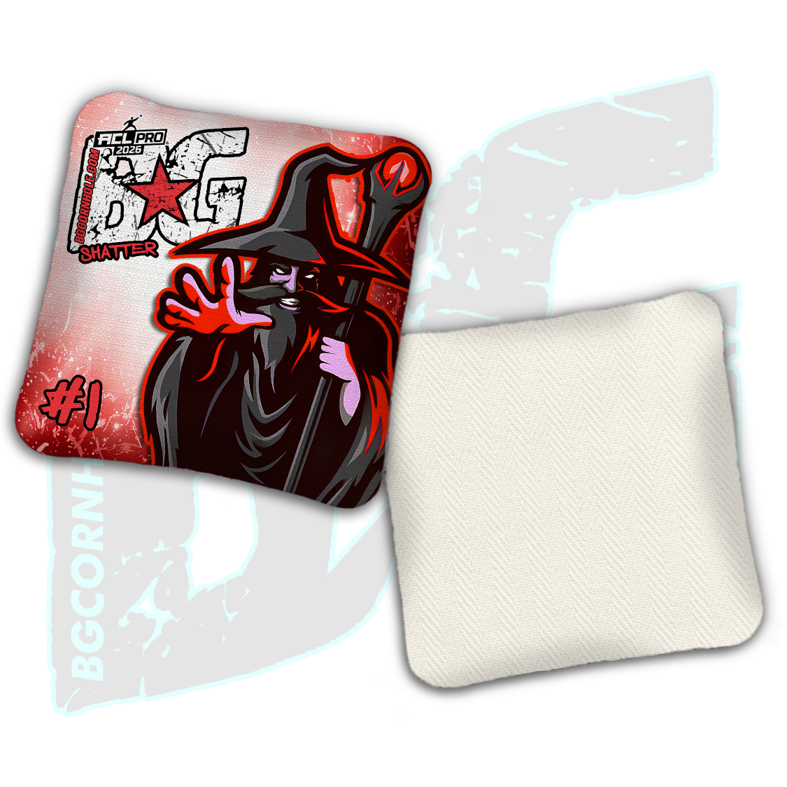Limited Edition 2026 BG Multiple Bag Models "OG Wizard" - ACL Pro Stamped Cornhole Bags - SET OF 4 BAGS