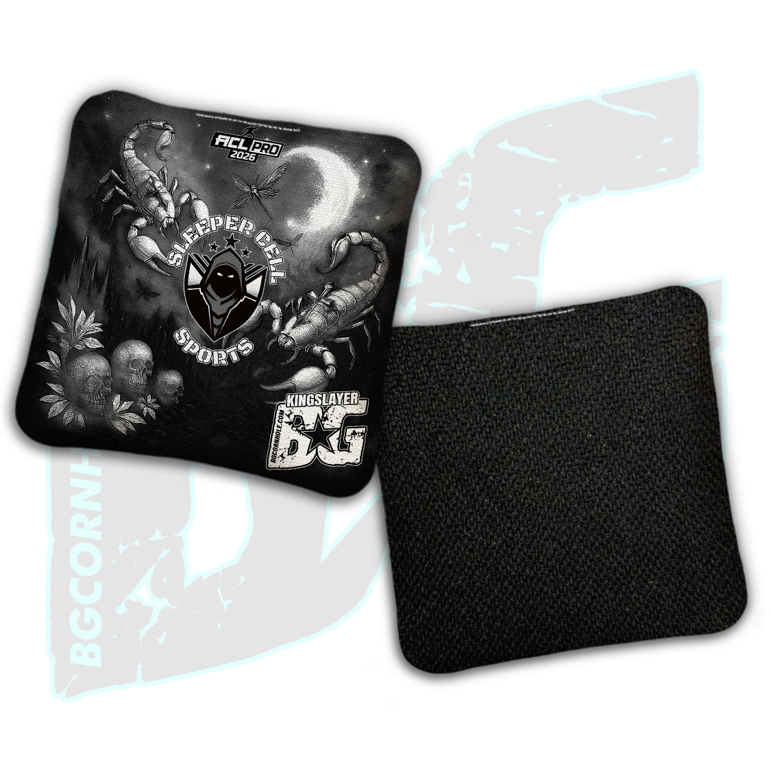 2026 BG Multiple Bag Models "Sleeper Cell Sports” Collab - ACL Pro Stamped Cornhole Bags - SET OF 4 BAGS