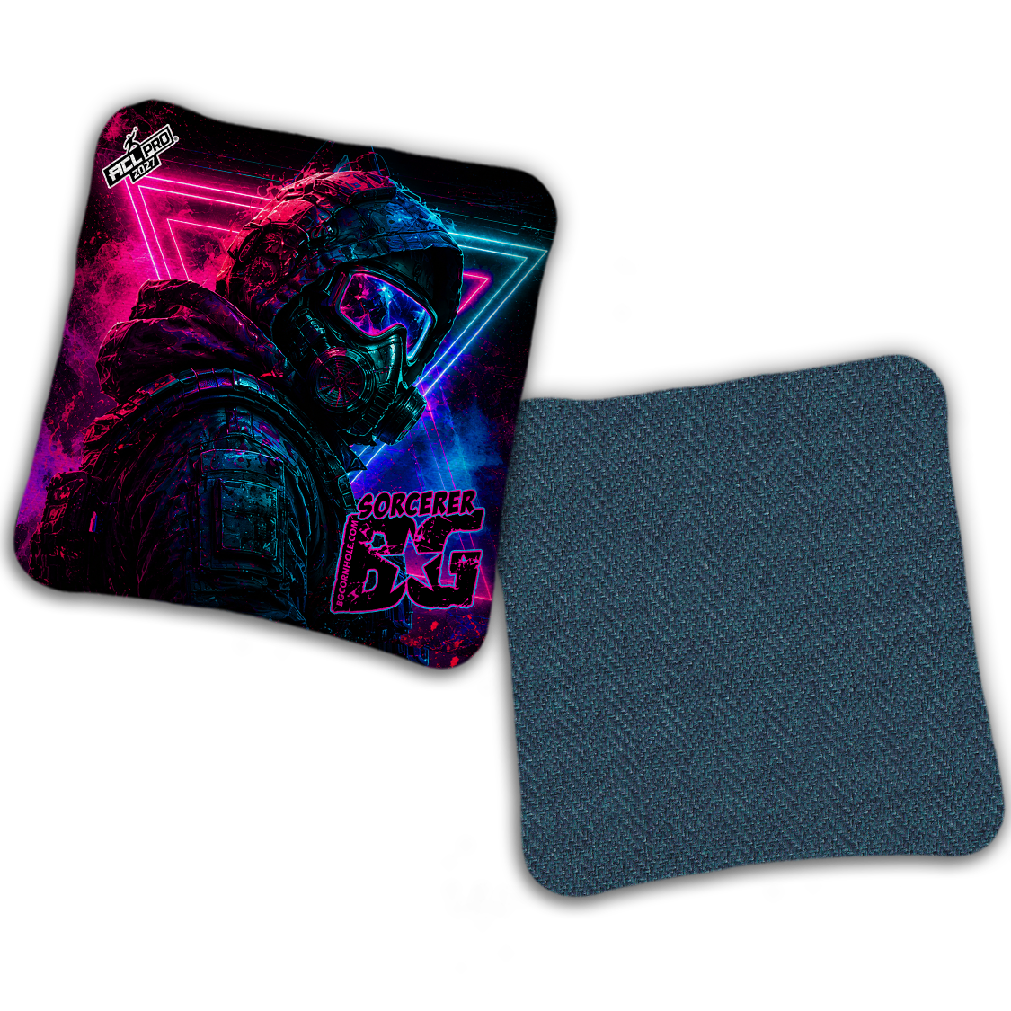 2027 BG Multiple Bag Models "NIGHT PROTOCOL" - ACL Pro Stamped Cornhole Bags - SET OF 4 BAGS