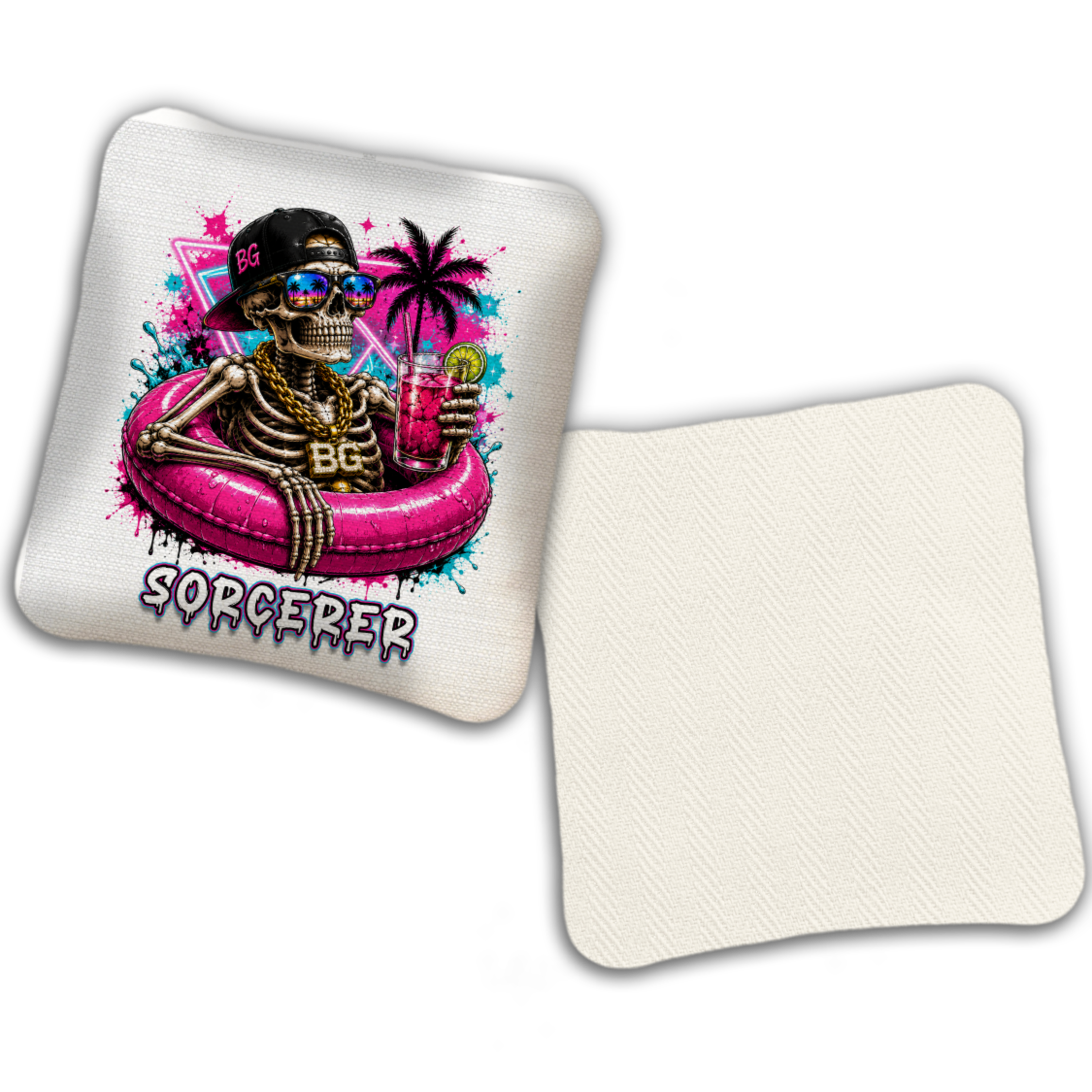 UNSTAMPED - BG Multiple Bag Models "DEADCATION" - Cornhole Bags - SET OF 4 BAGS
