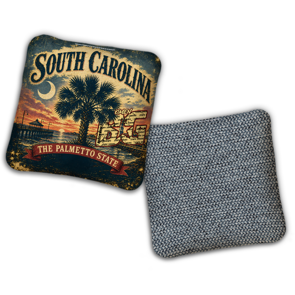 2027 BG Multiple Bag Models "SOUTH CAROLINA" - ACL Pro Stamped Cornhole Bags - SET OF 4 BAGS