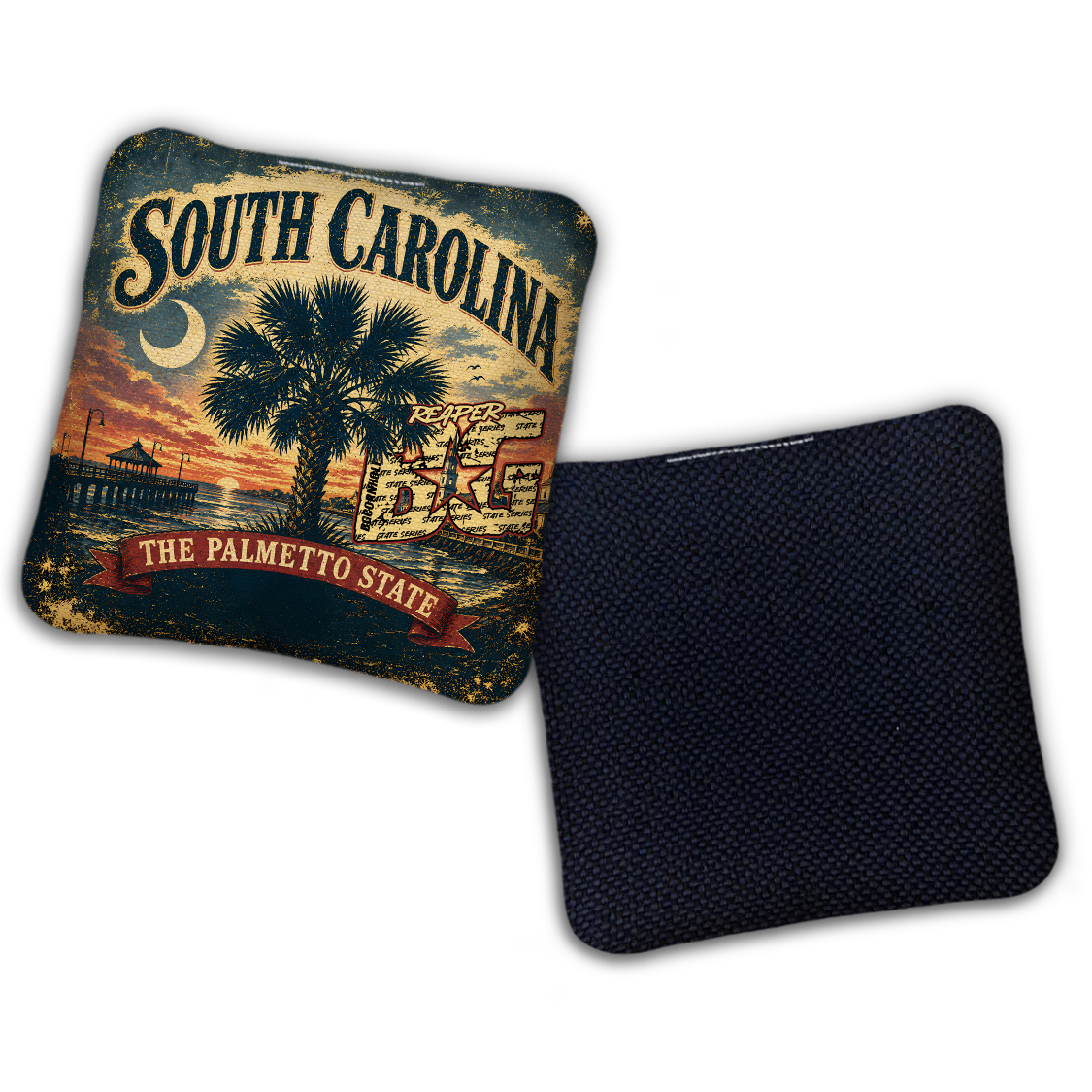 2027 BG Multiple Bag Models "SOUTH CAROLINA" - ACL Pro Stamped Cornhole Bags - SET OF 4 BAGS