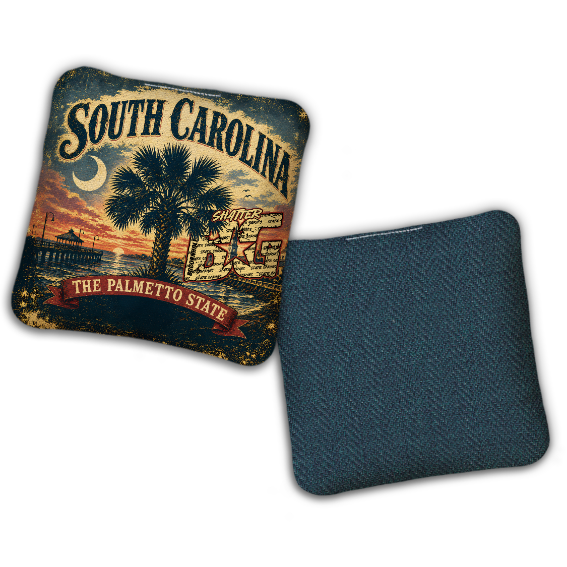 2027 BG Multiple Bag Models "SOUTH CAROLINA" - ACL Pro Stamped Cornhole Bags - SET OF 4 BAGS