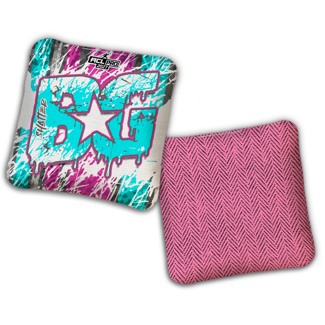 2027 BG Multiple Bag Models "SPLASH ZONE" - ACL Pro Stamped Cornhole Bags - SET OF 4 BAGS