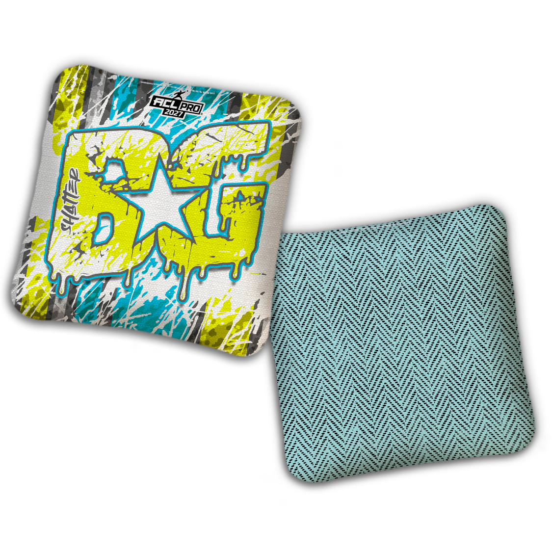 2027 BG Multiple Bag Models "SPLASH ZONE" - ACL Pro Stamped Cornhole Bags - SET OF 4 BAGS