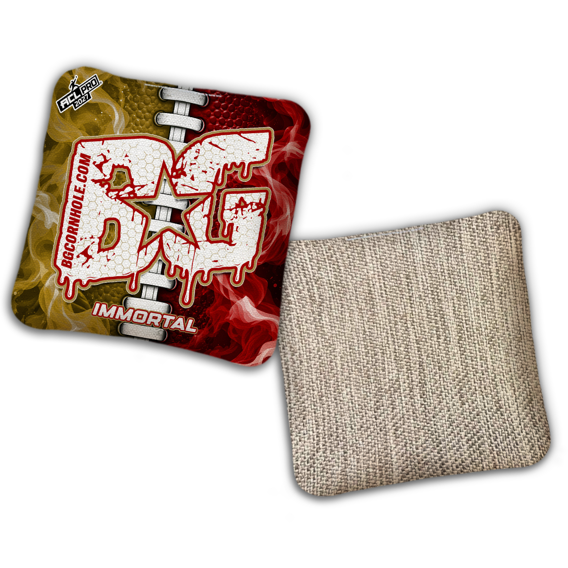 2027 BG Multiple Bag Models "San Fran Split Lace" - ACL Pro Stamped Cornhole Bags