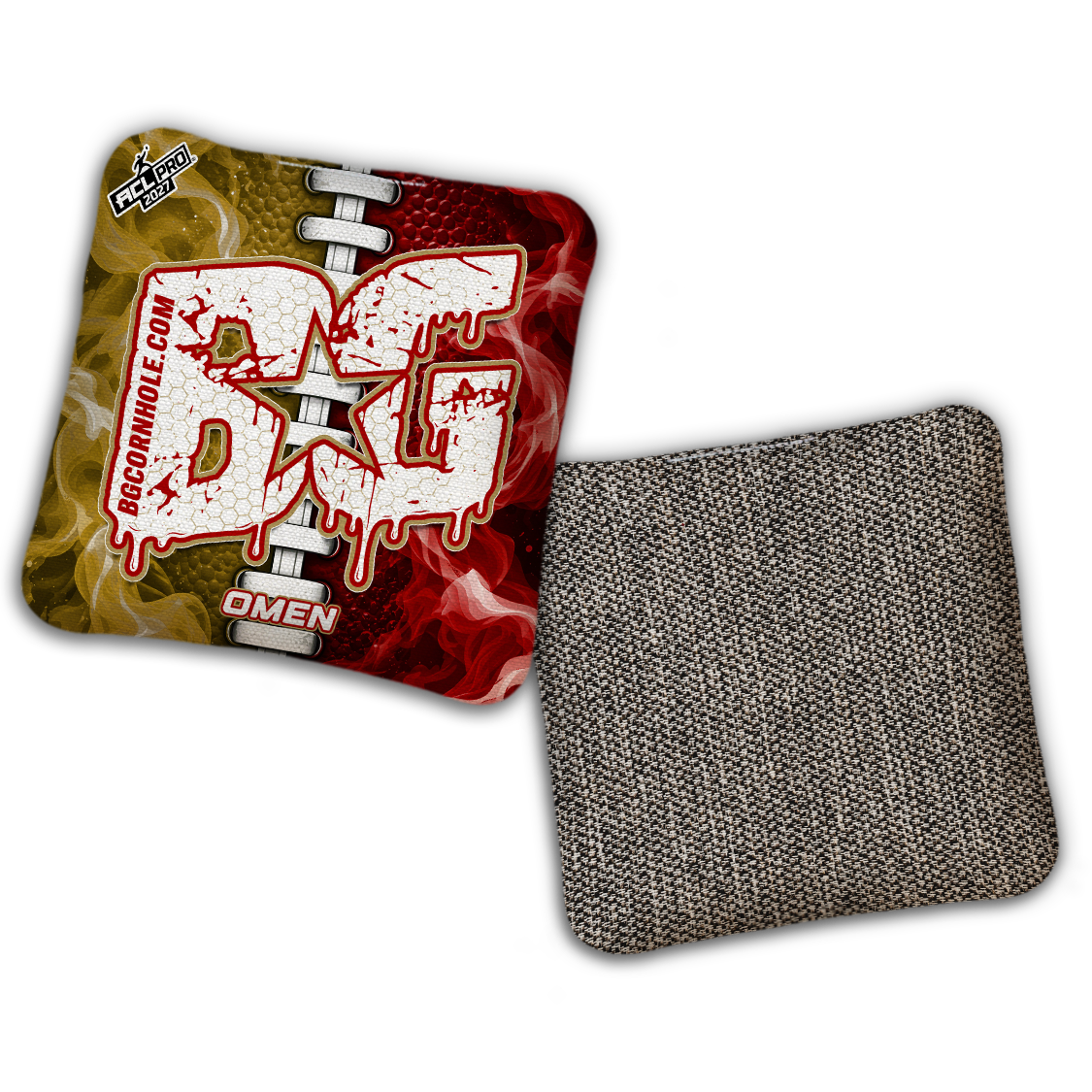 2027 BG Multiple Bag Models "San Fran Split Lace" - ACL Pro Stamped Cornhole Bags