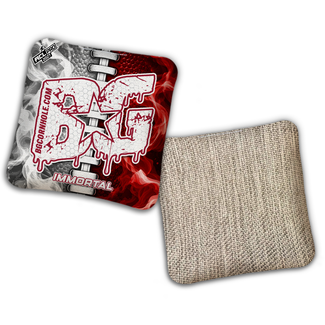 2027 BG Multiple Bag Models "Alabama Split Lace" - ACL Pro Stamped Cornhole Bags