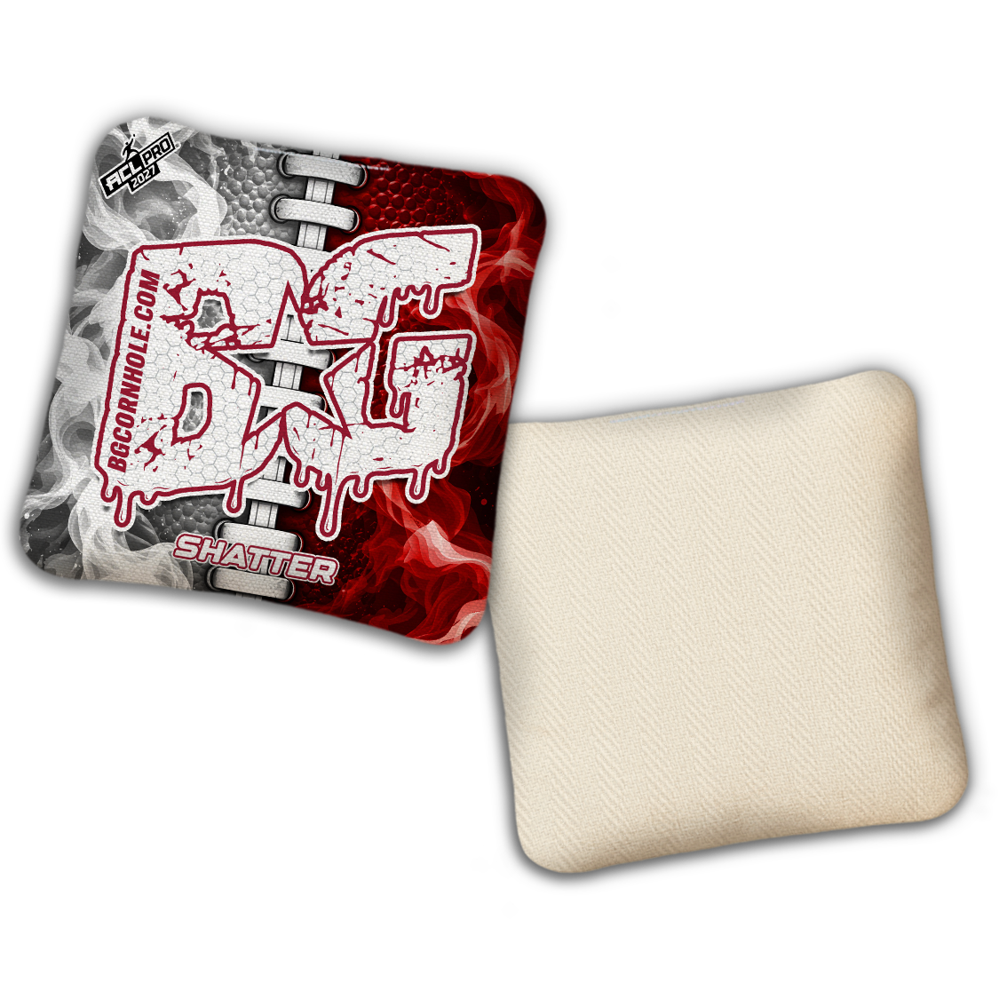 2027 BG Multiple Bag Models "Alabama Split Lace" - ACL Pro Stamped Cornhole Bags