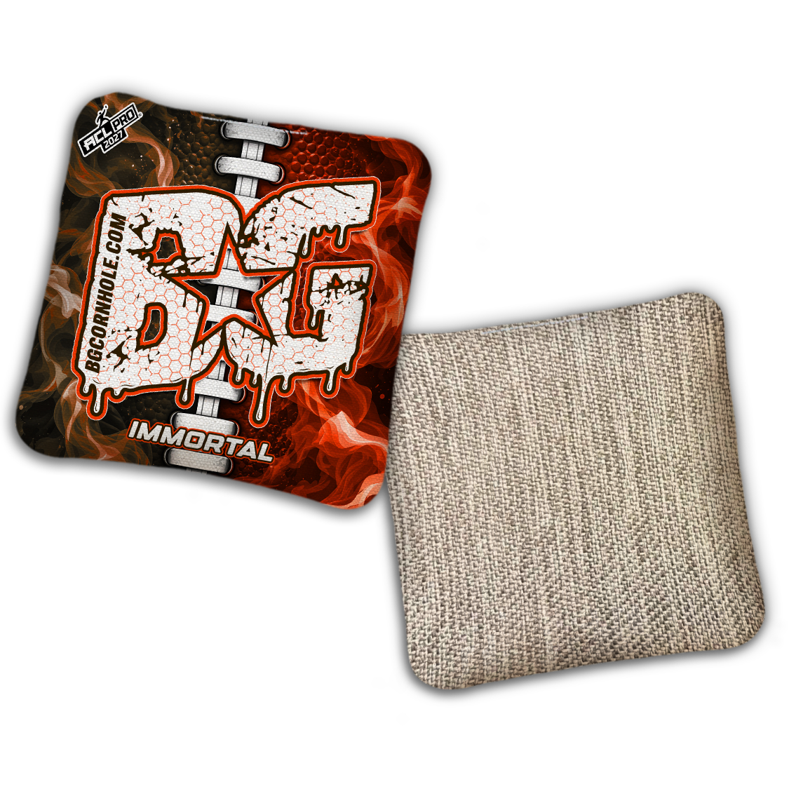 2027 BG Multiple Bag Models "Cleveland Split Lace" - ACL Pro Stamped Cornhole Bags