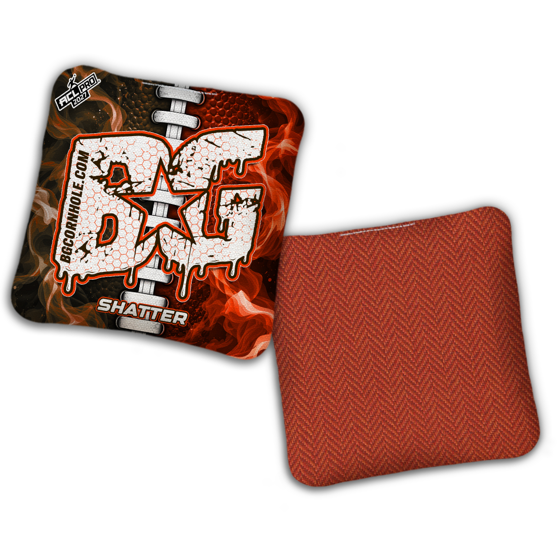 2027 BG Multiple Bag Models "Cleveland Split Lace" - ACL Pro Stamped Cornhole Bags