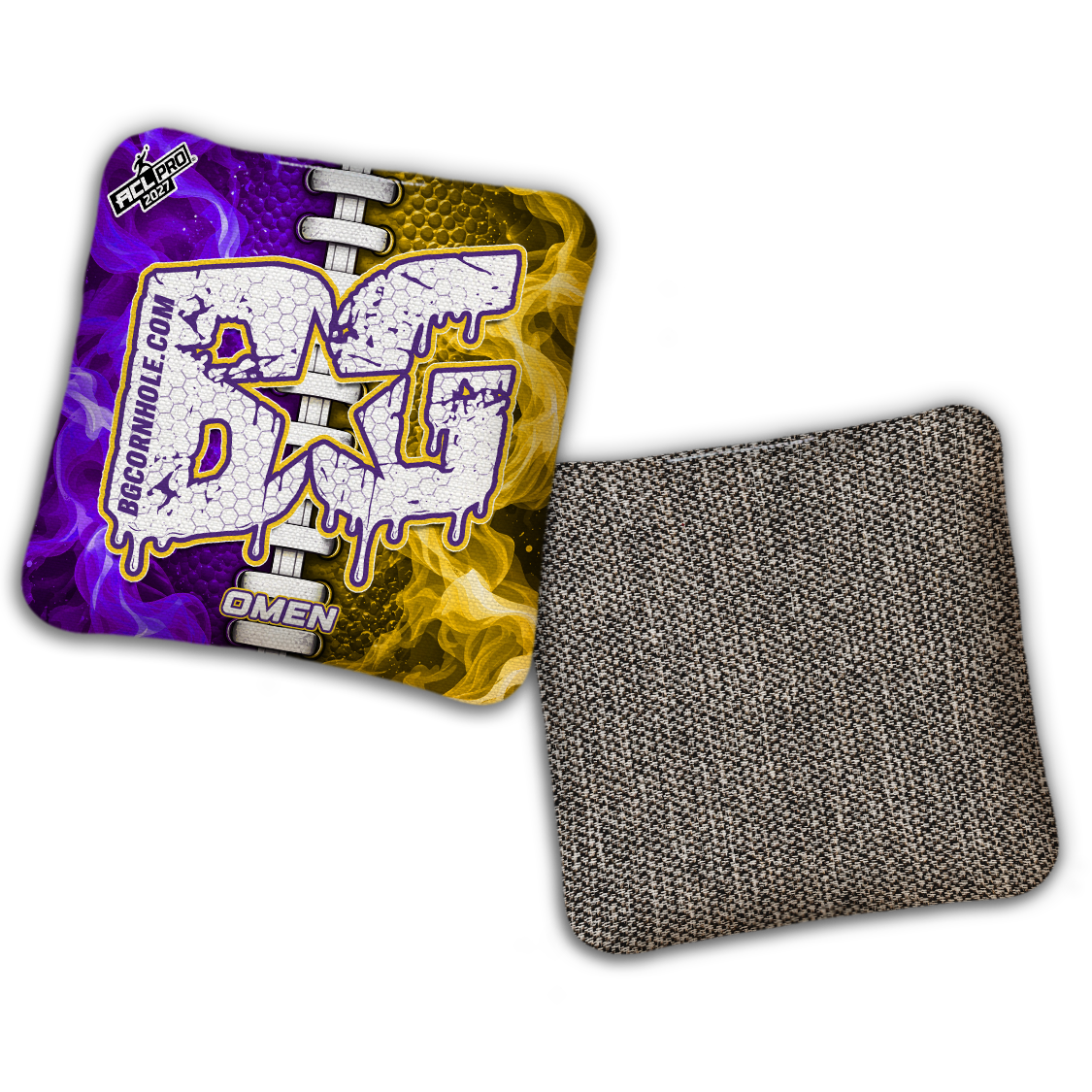 2027 BG Multiple Bag Models "Louisiana Split Lace" - ACL Pro Stamped Cornhole Bags