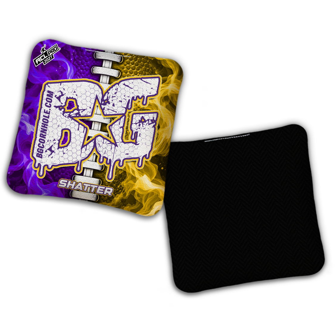 2027 BG Multiple Bag Models "Louisiana Split Lace" - ACL Pro Stamped Cornhole Bags