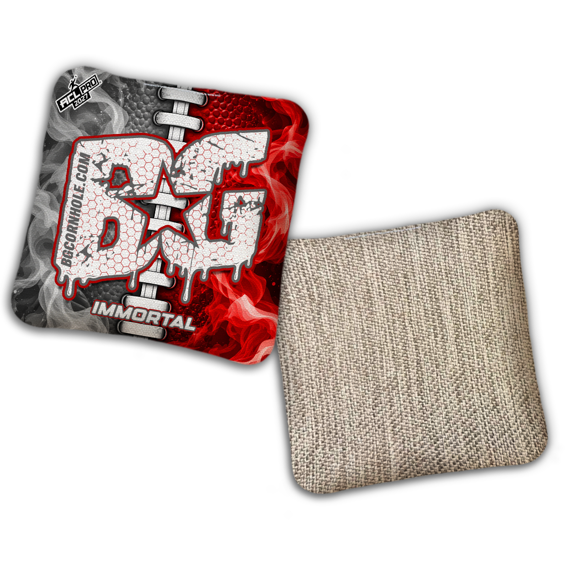 2027 BG Multiple Bag Models "Ohio Split Lace" - ACL Pro Stamped Cornhole Bags