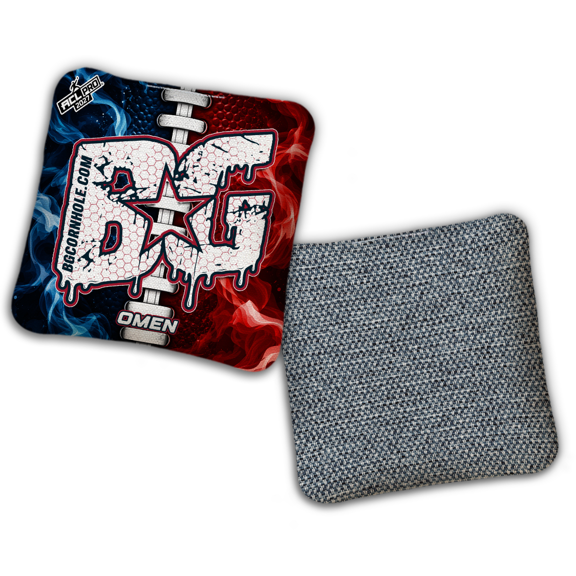 2027 BG Multiple Bag Models "Texas Split Lace " - ACL Pro Stamped Cornhole Bags
