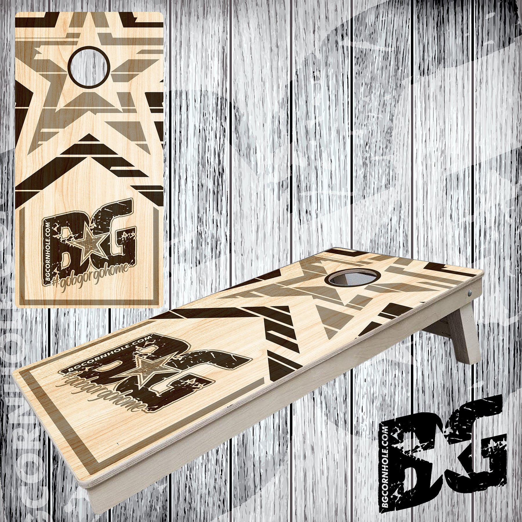 BG "Superstar" Cornhole Boards - Elite Model