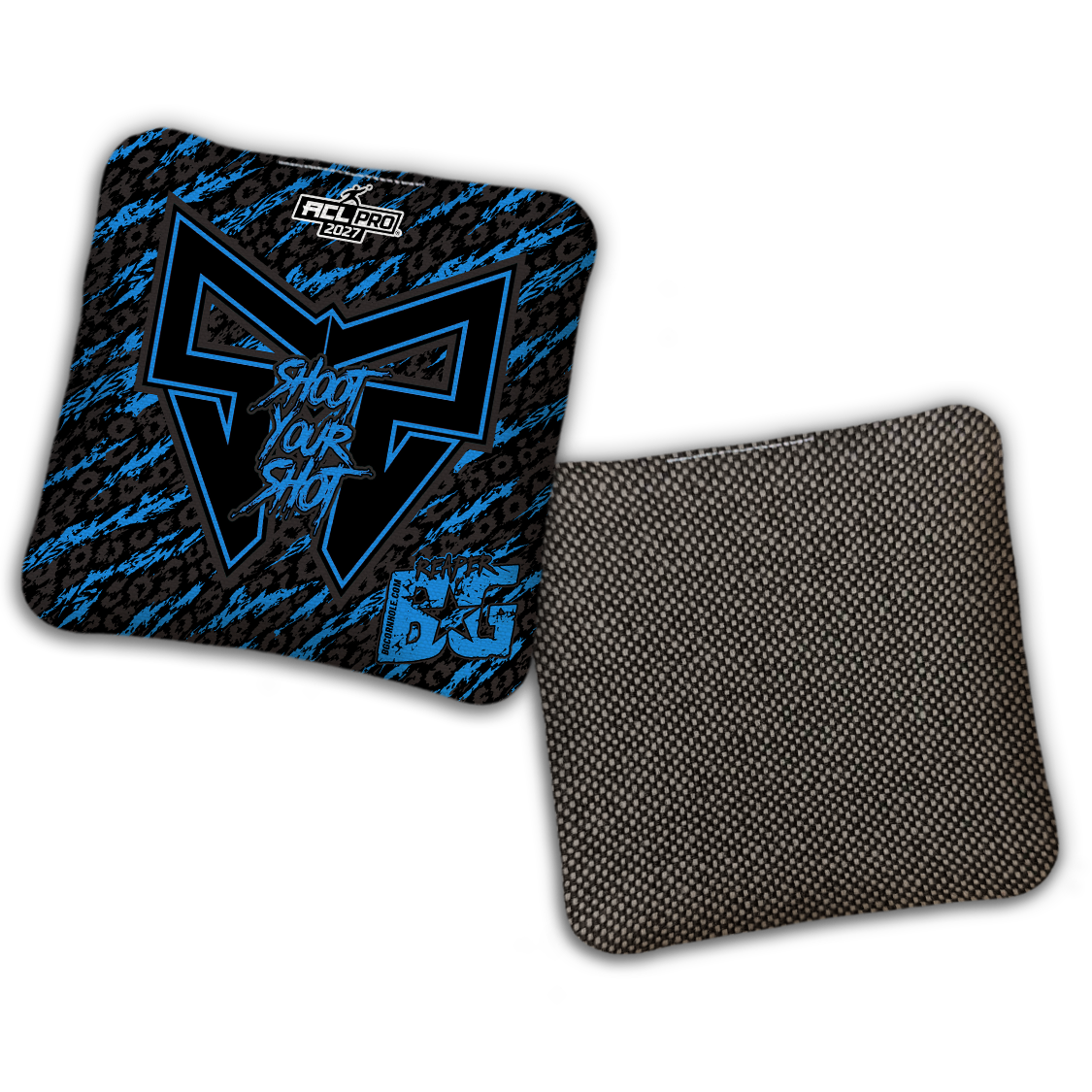 2027 BG Multiple Bag Models "Shoot Your Shot” Collab - ACL Pro Stamped Cornhole Bags - SET OF 4 BAGS