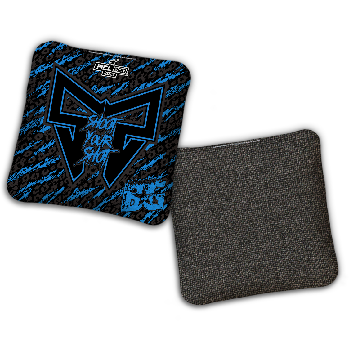 2027 BG Multiple Bag Models "Shoot Your Shot” Collab - ACL Pro Stamped Cornhole Bags - SET OF 4 BAGS