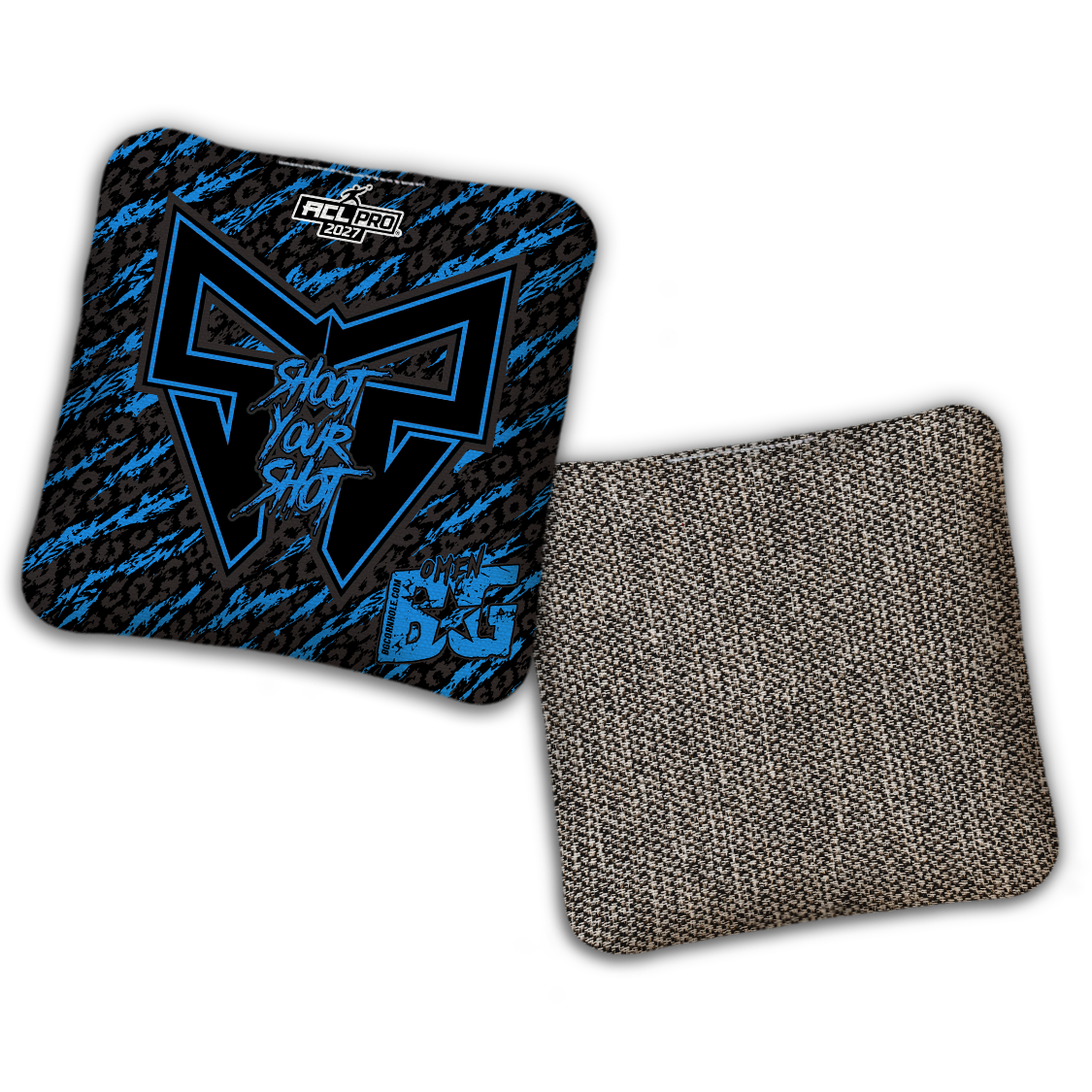 2027 BG Multiple Bag Models "Shoot Your Shot” Collab - ACL Pro Stamped Cornhole Bags - SET OF 4 BAGS