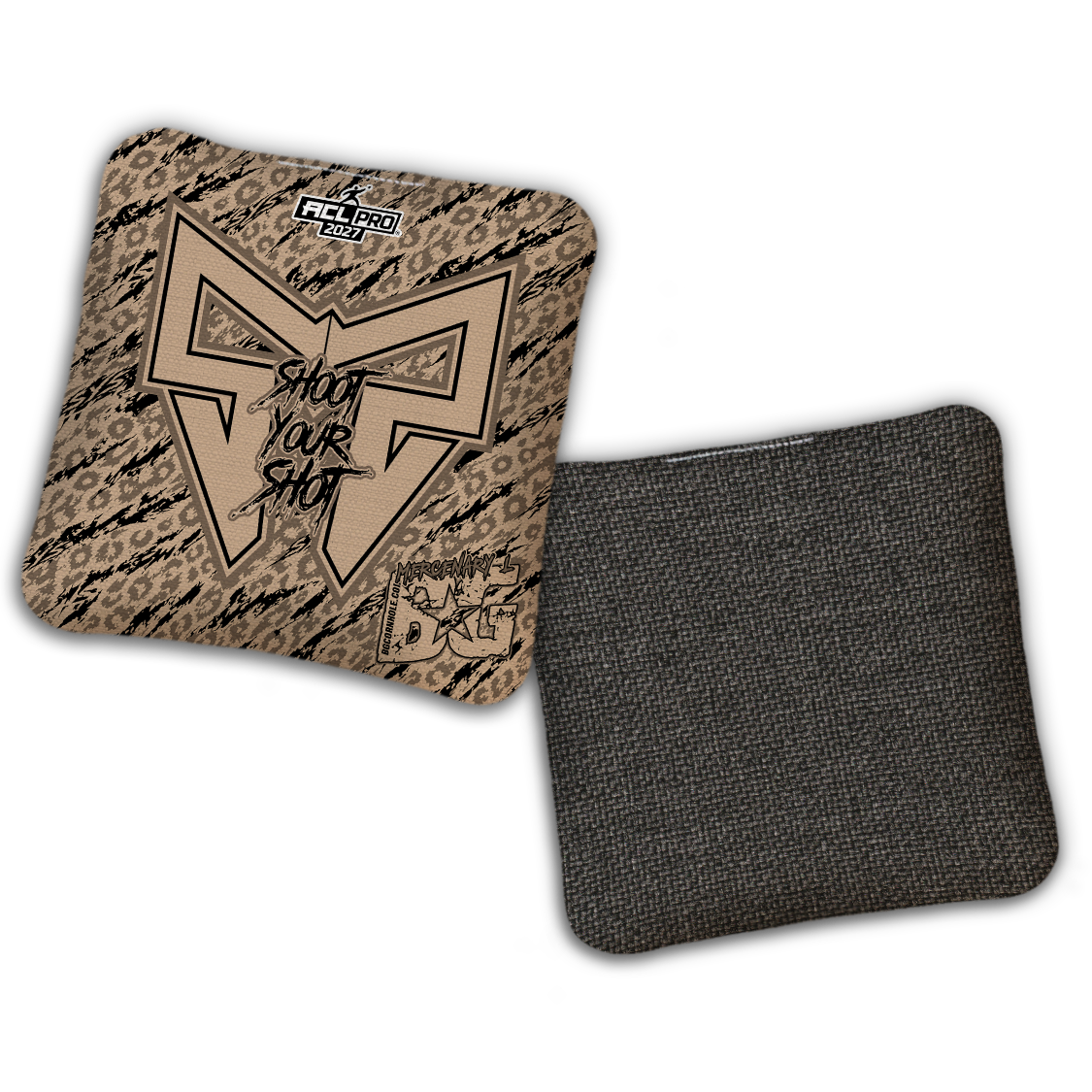 2027 BG Multiple Bag Models "Shoot Your Shot” Collab - ACL Pro Stamped Cornhole Bags - SET OF 4 BAGS