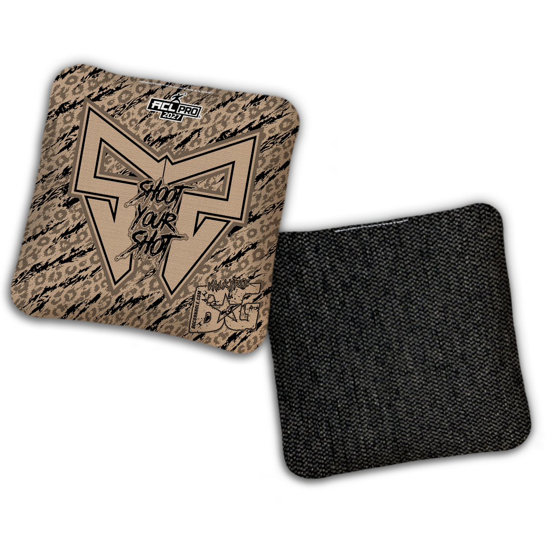 2027 BG Multiple Bag Models "Shoot Your Shot” Collab - ACL Pro Stamped Cornhole Bags - SET OF 4 BAGS