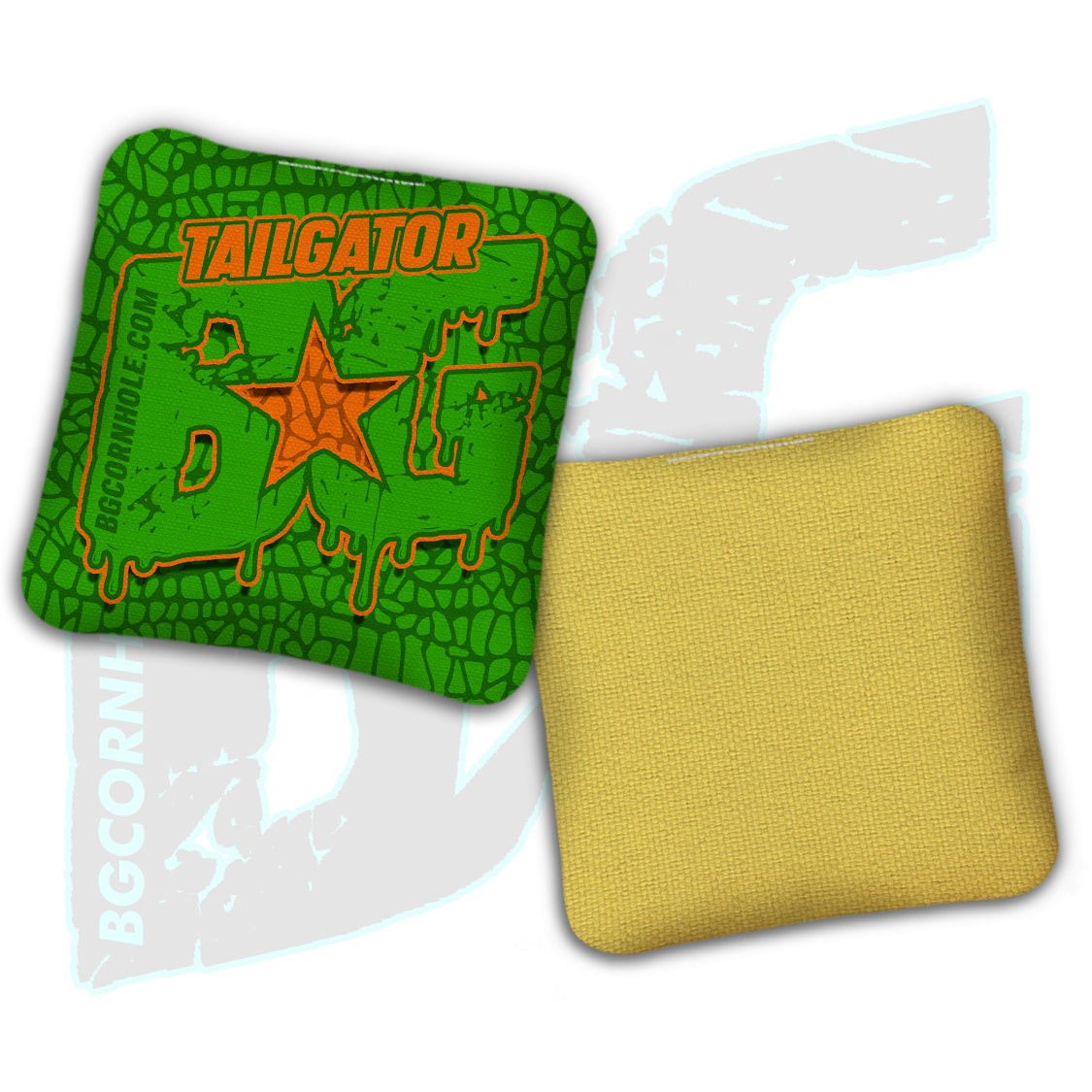 BG Tailgator  - "Gator Skin” - Non Stamped Cornhole Bags - SET OF 4 bags