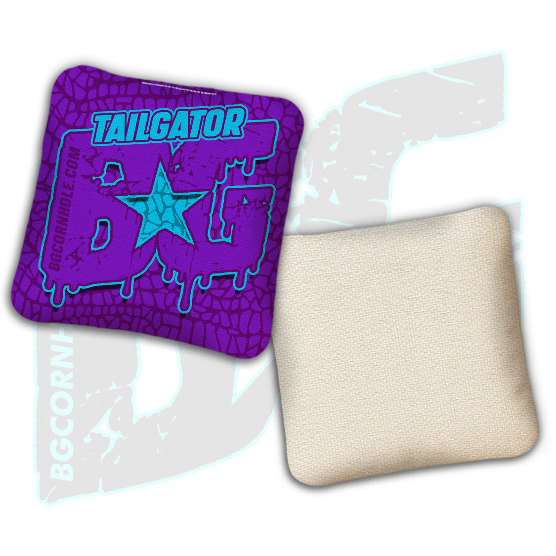 BG Tailgator  - "Gator Skin” - Non Stamped Cornhole Bags - SET OF 4 bags