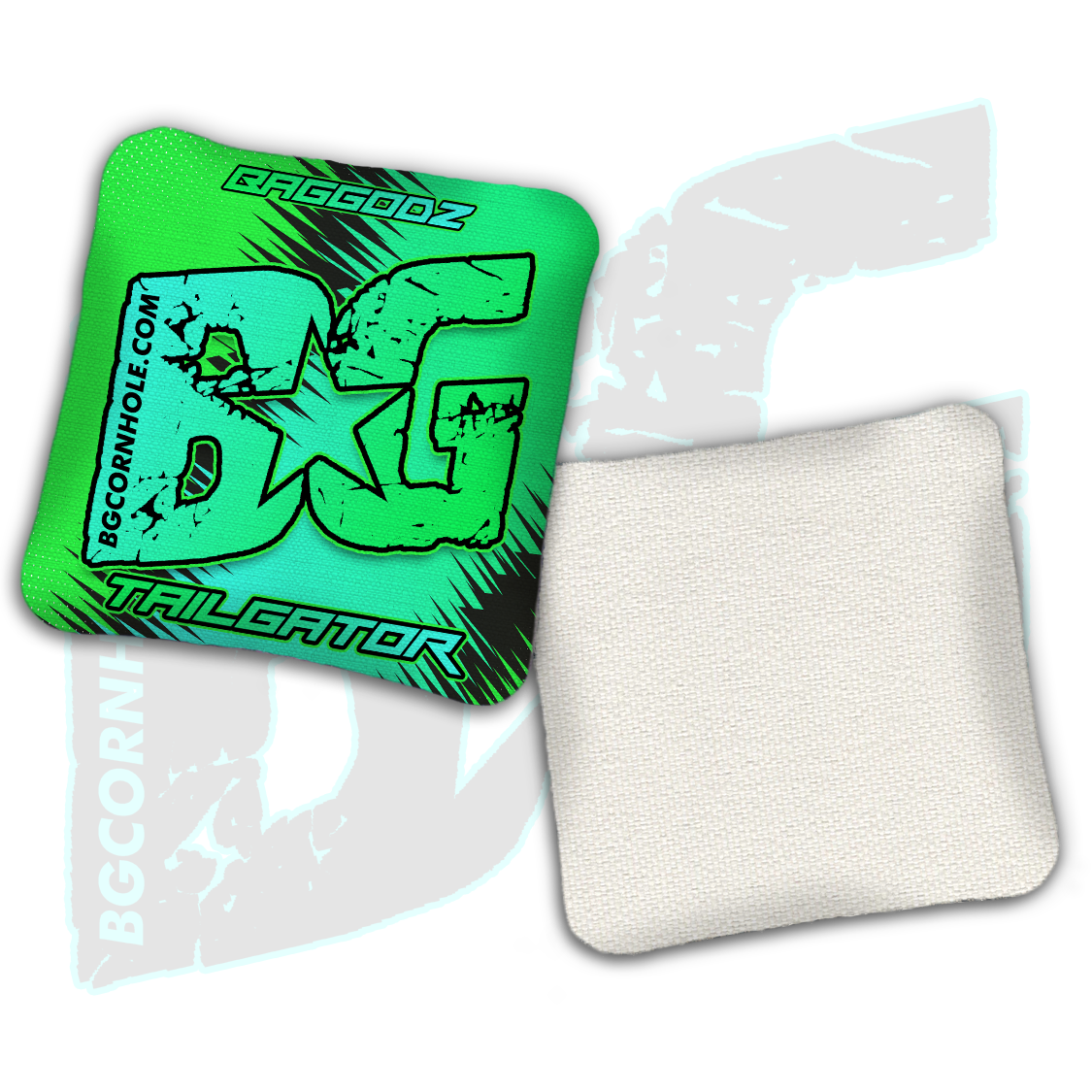 BG Multiple Bag Models  - "Electrify" - Non Stamped Cornhole Bags - SET OF 4 bags