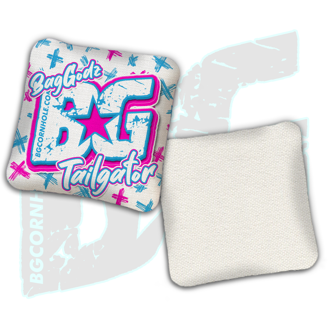 BG Multiple Bag Models  - "X" - Non Stamped Cornhole Bags - SET OF 4 bags