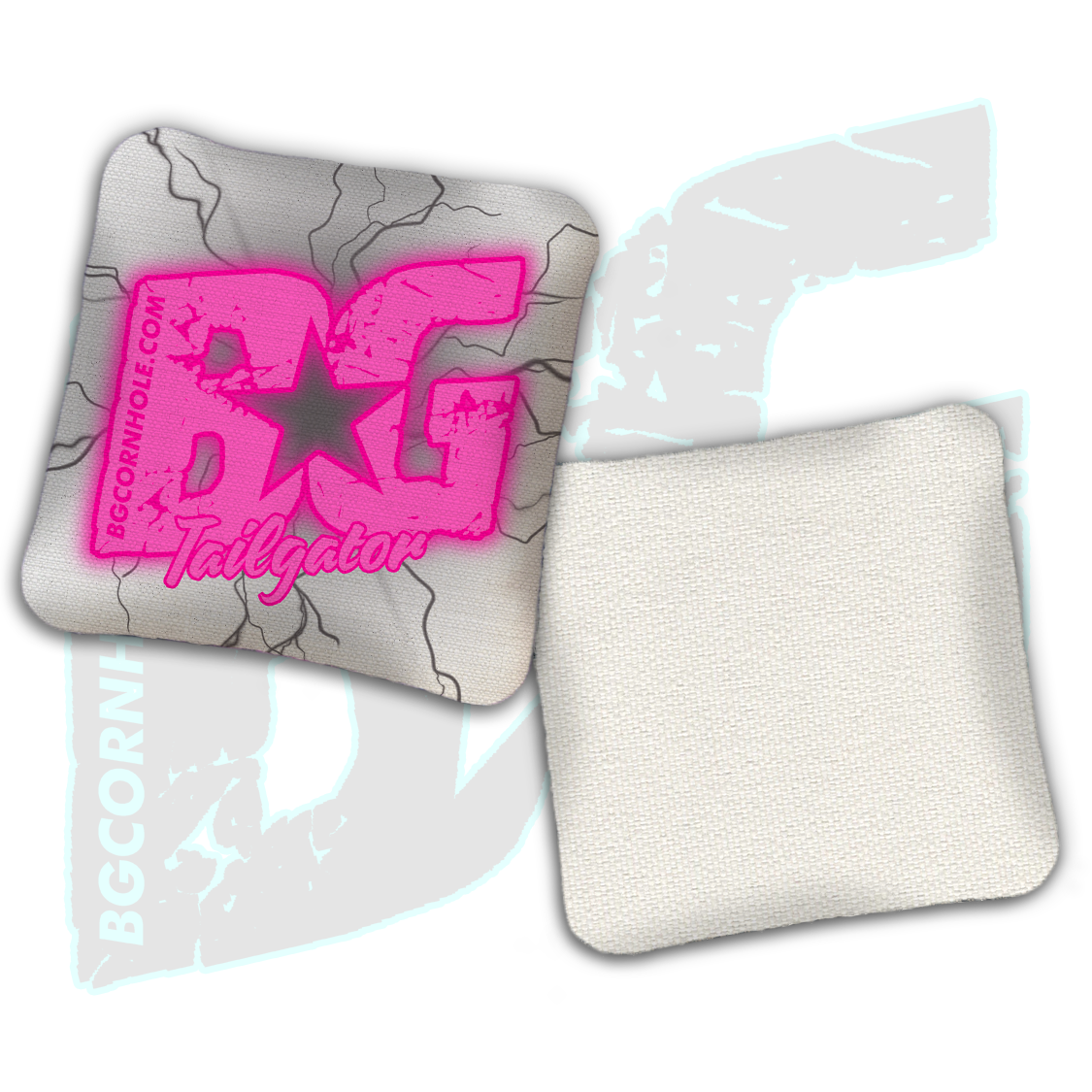 BG Multiple Bag Models  - "Lightening Strike" - Non Stamped Cornhole Bags - SET OF 4 bags