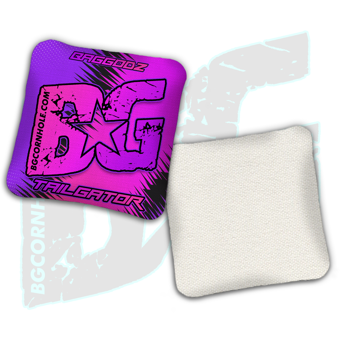 BG Multiple Bag Models  - "Electrify" - Non Stamped Cornhole Bags - SET OF 4 bags