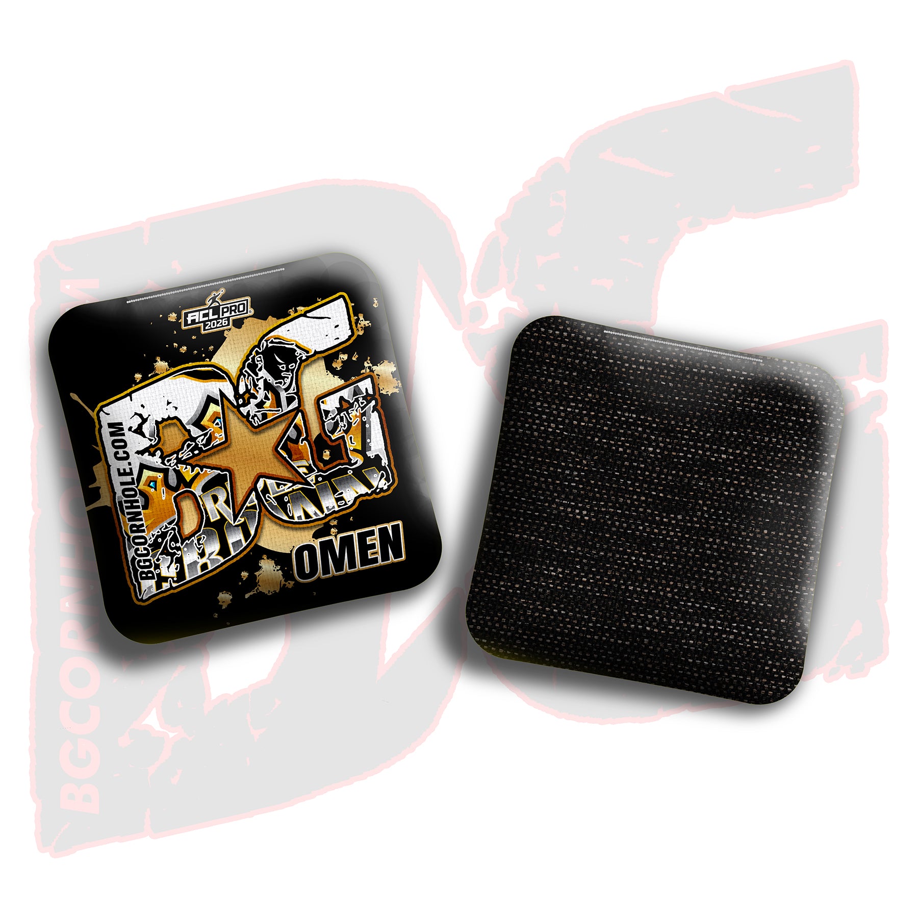 2026 BG Multiple Bag Models "Triple Crown” Collab - ACL Pro Stamped Cornhole Bags - SET OF 4 BAGS