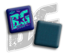 Load image into Gallery viewer, 2026 Multiple Bag Models &quot;Triple Crown Blue Neon” Collab - ACL Pro Stamped Cornhole Bags - SET OF 4 BAGS