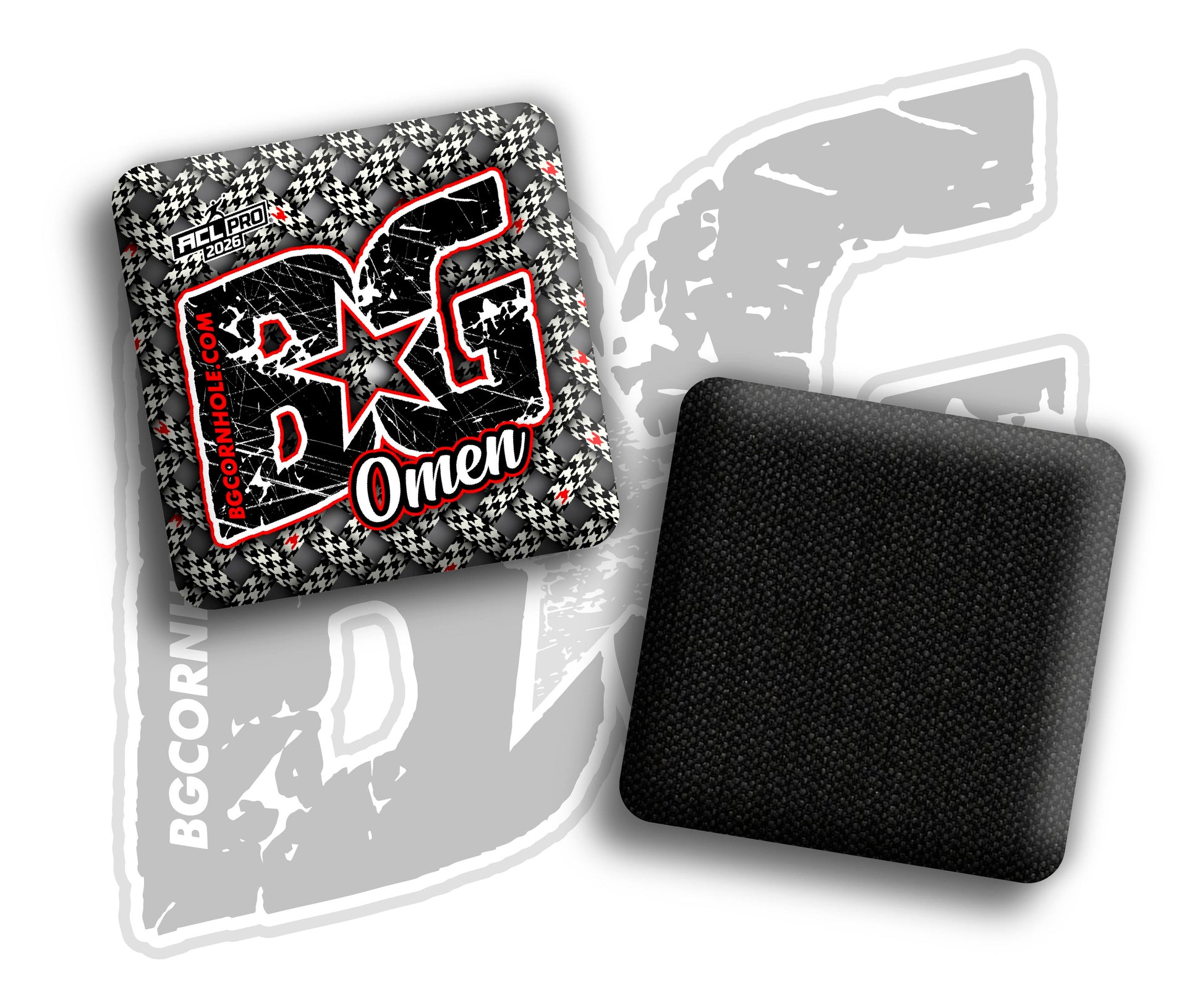 2026 Multiple Bag Models "Triple Crown Weave” Collab - ACL Pro Stamped Cornhole Bags - SET OF 4 BAGS