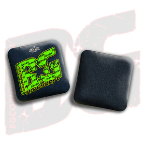 2026 Multiple Bag Models "Green Logo Colormatch" - ACL Pro Stamped Cornhole Bags - SET OF 4 BAGS