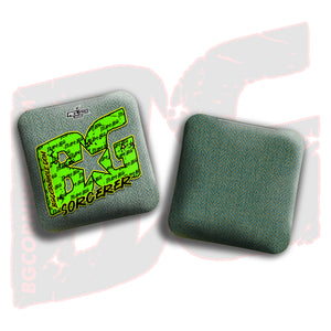 2026 Multiple Bag Models "Green Logo Colormatch" - ACL Pro Stamped Cornhole Bags - SET OF 4 BAGS