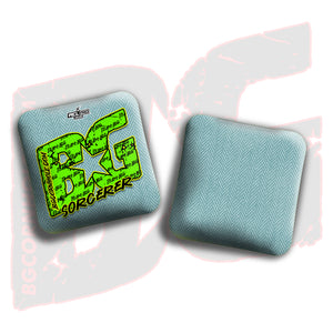 2026 Multiple Bag Models "Green Logo Colormatch" - ACL Pro Stamped Cornhole Bags - SET OF 4 BAGS