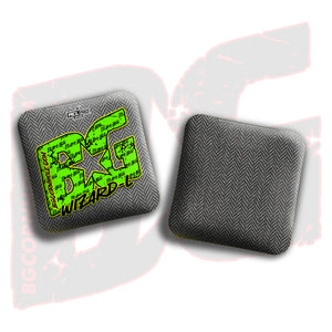 2026 Multiple Bag Models "Green Logo Colormatch" - ACL Pro Stamped Cornhole Bags - SET OF 4 BAGS