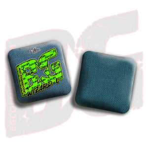 2026 Multiple Bag Models "Green Logo Colormatch" - ACL Pro Stamped Cornhole Bags - SET OF 4 BAGS