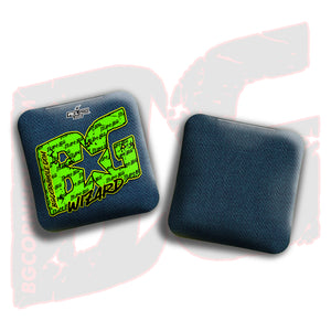 2026 Multiple Bag Models "Green Logo Colormatch" - ACL Pro Stamped Cornhole Bags - SET OF 4 BAGS