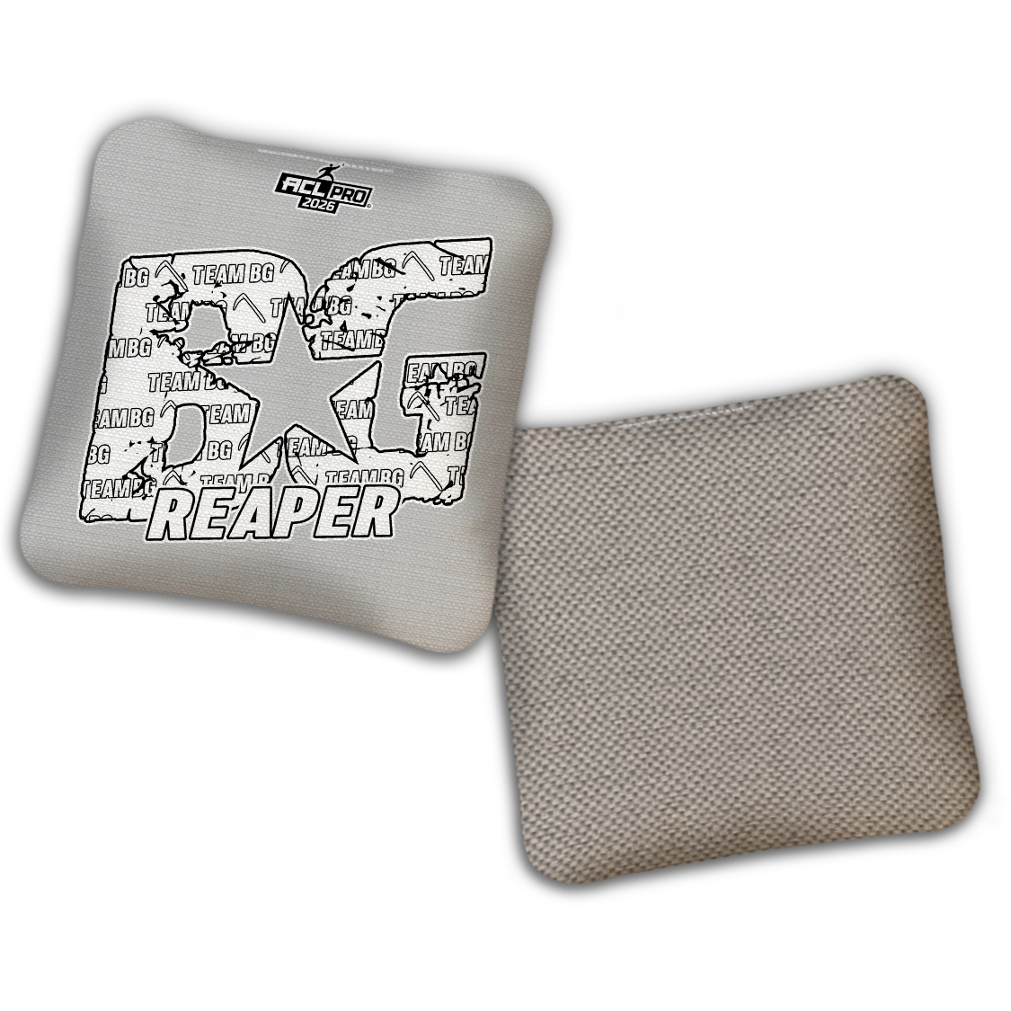 2026 BG Reaper "Cloud Team BG" - ACL Pro Stamped Cornhole Bags - SET OF 4 BAGS