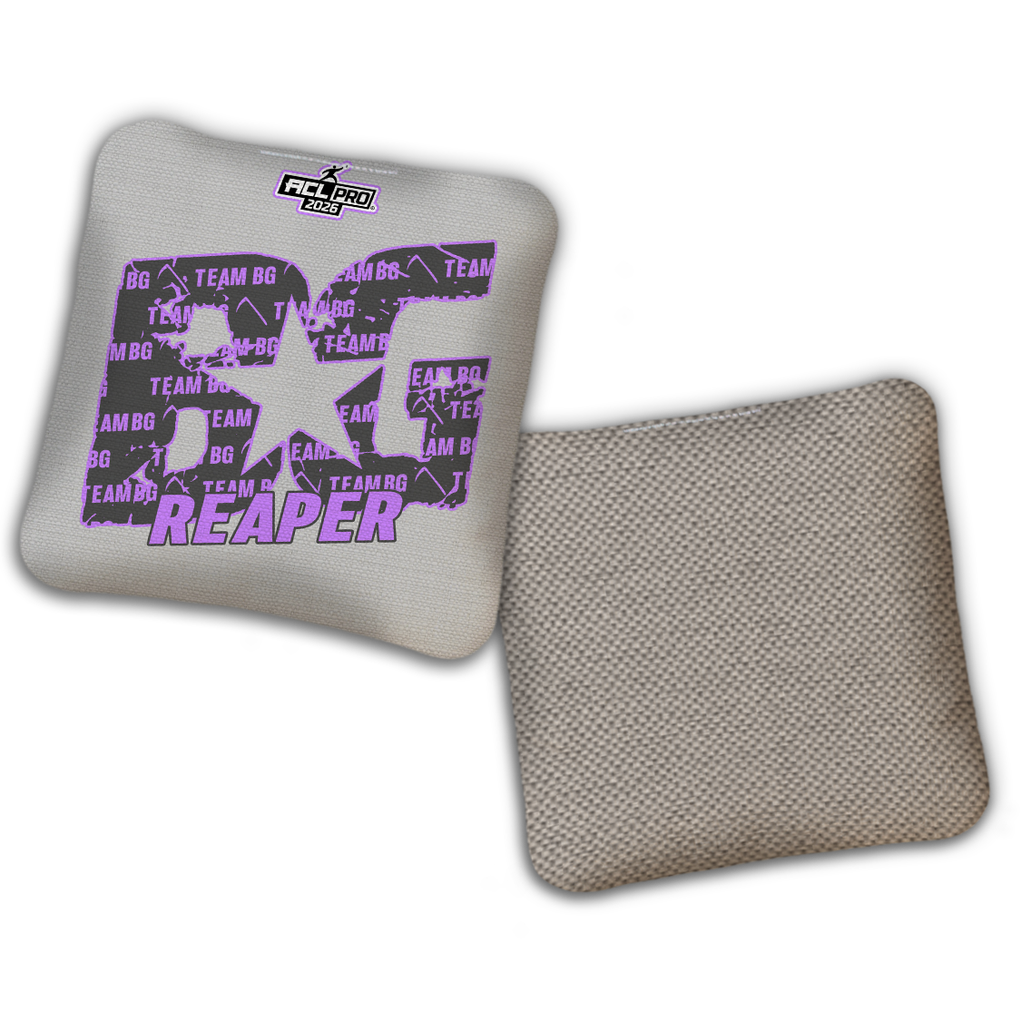 2026 BG Reaper "Cloud Team BG" - ACL Pro Stamped Cornhole Bags - SET OF 4 BAGS