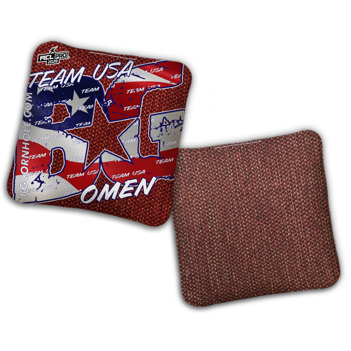 2026 BG Multiple Bag Models "Team USA" - ACL Pro Stamped Cornhole Bags - SET OF 4 BAGS