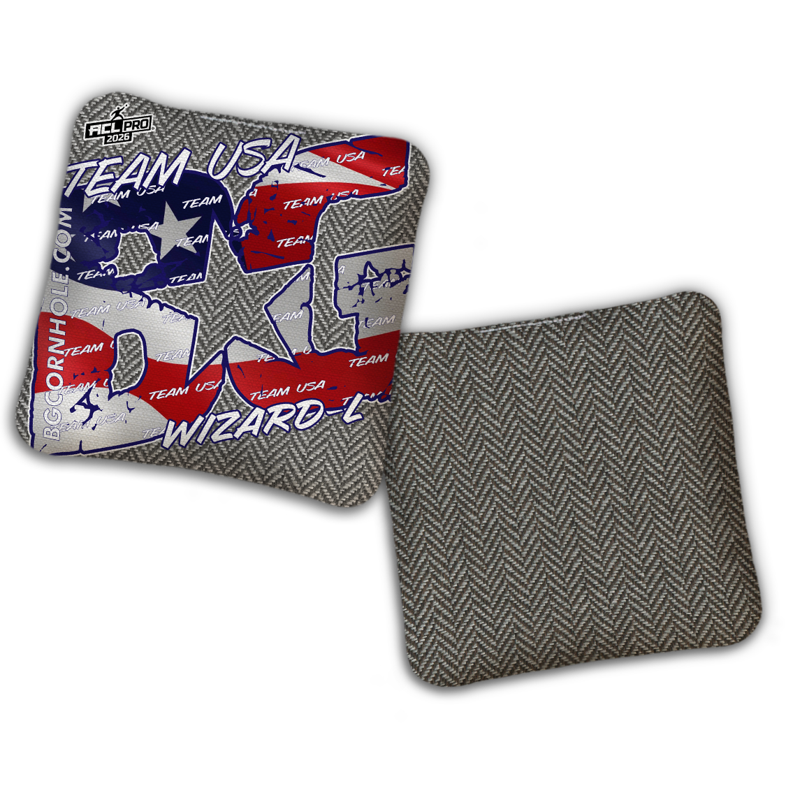 2026 BG Multiple Bag Models "Team USA" - ACL Pro Stamped Cornhole Bags - SET OF 4 BAGS